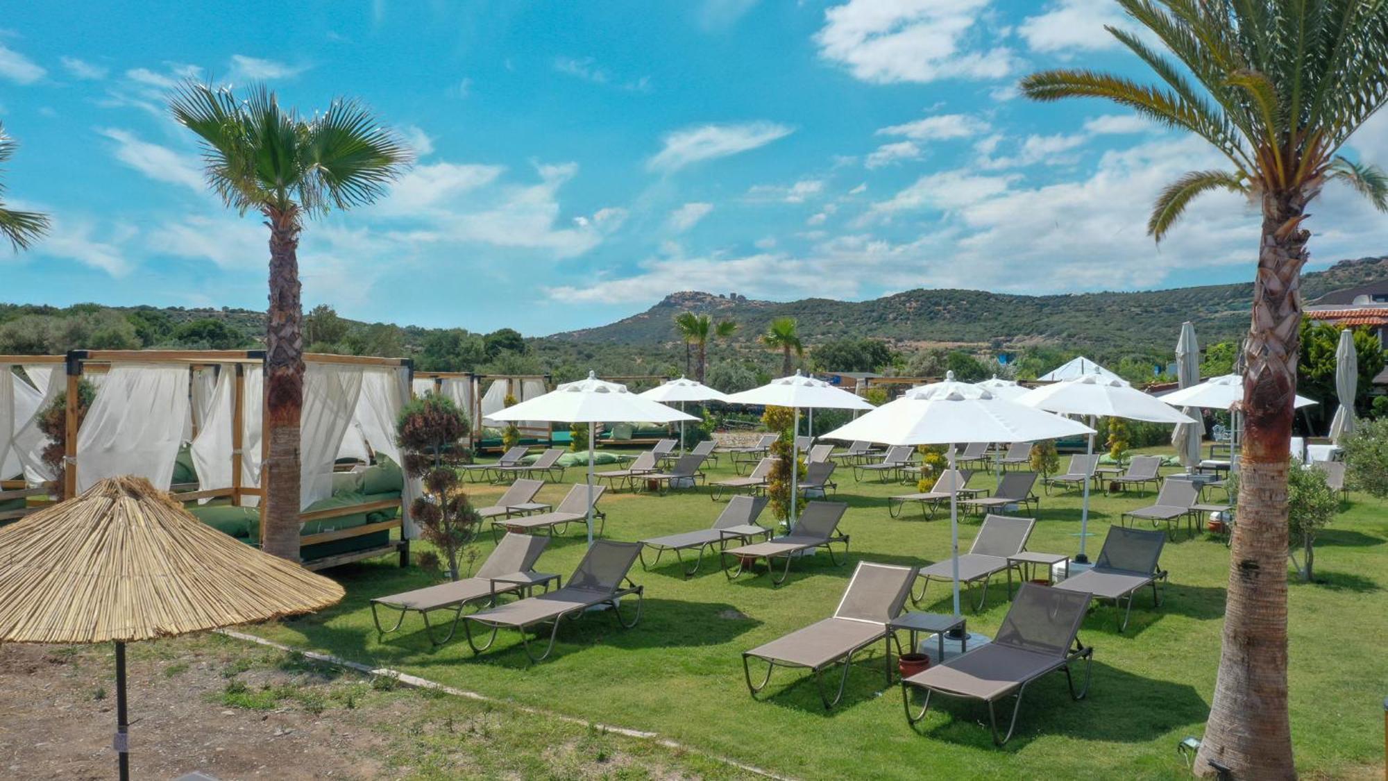 Assos Troy Beach Hotel Exterior foto